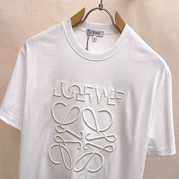 ロエベ コピー☆ルーズフィットTシャツ アナグラム 2色（コットン） H526Y22XAG